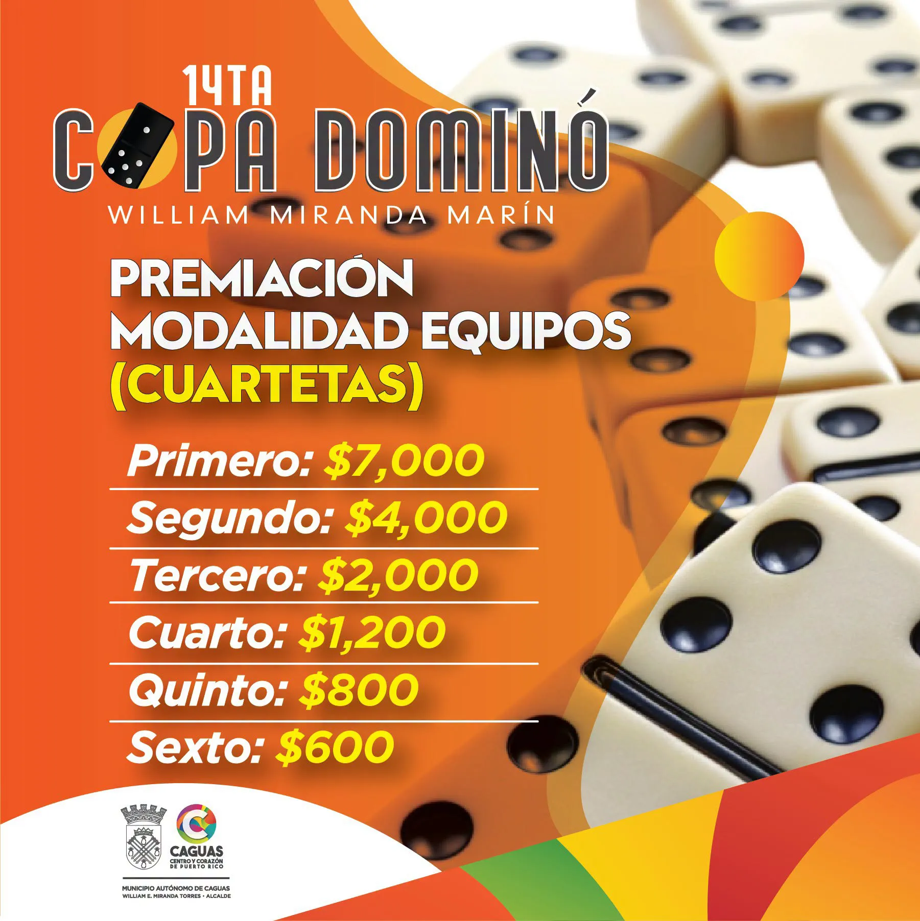 14.ª Copa Dominó William Miranda Marín2